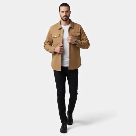 Elorainemode | Men’s Single-Breasted Blazer – Timeless Ivy Poise