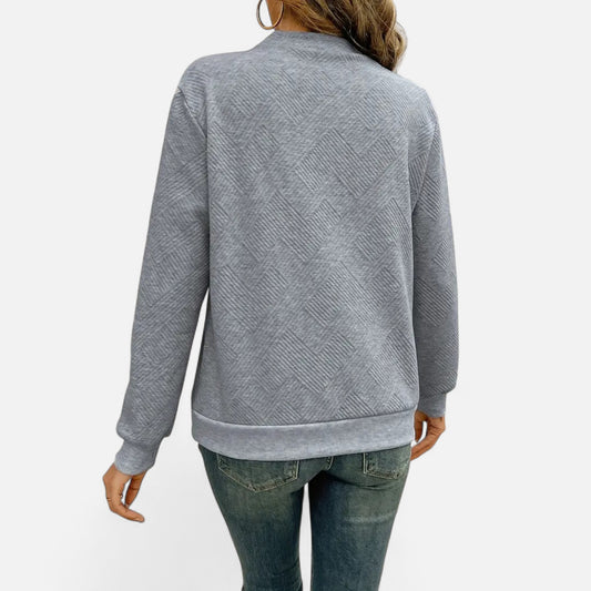 Eloraine fashion | Women's Top – Asymmetric Winter Elegance