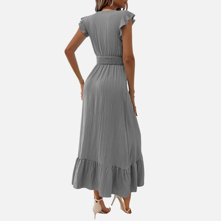 Women’s V-Neck Maxi Dress – Effortless Casual Elegance