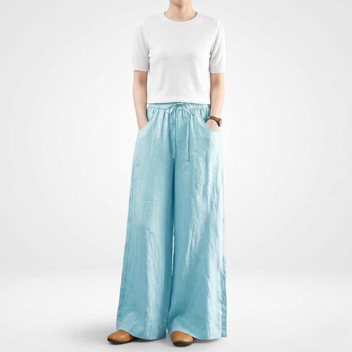 Women’s Relaxed Wide-Leg Summer Trousers
