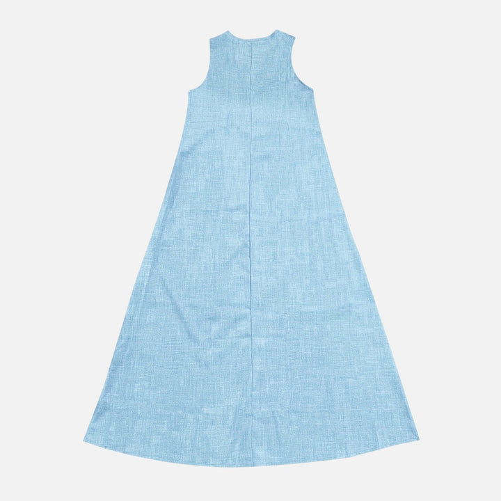 Women’s Sleeveless Maxi Dress – Lightweight A-Line Flow
