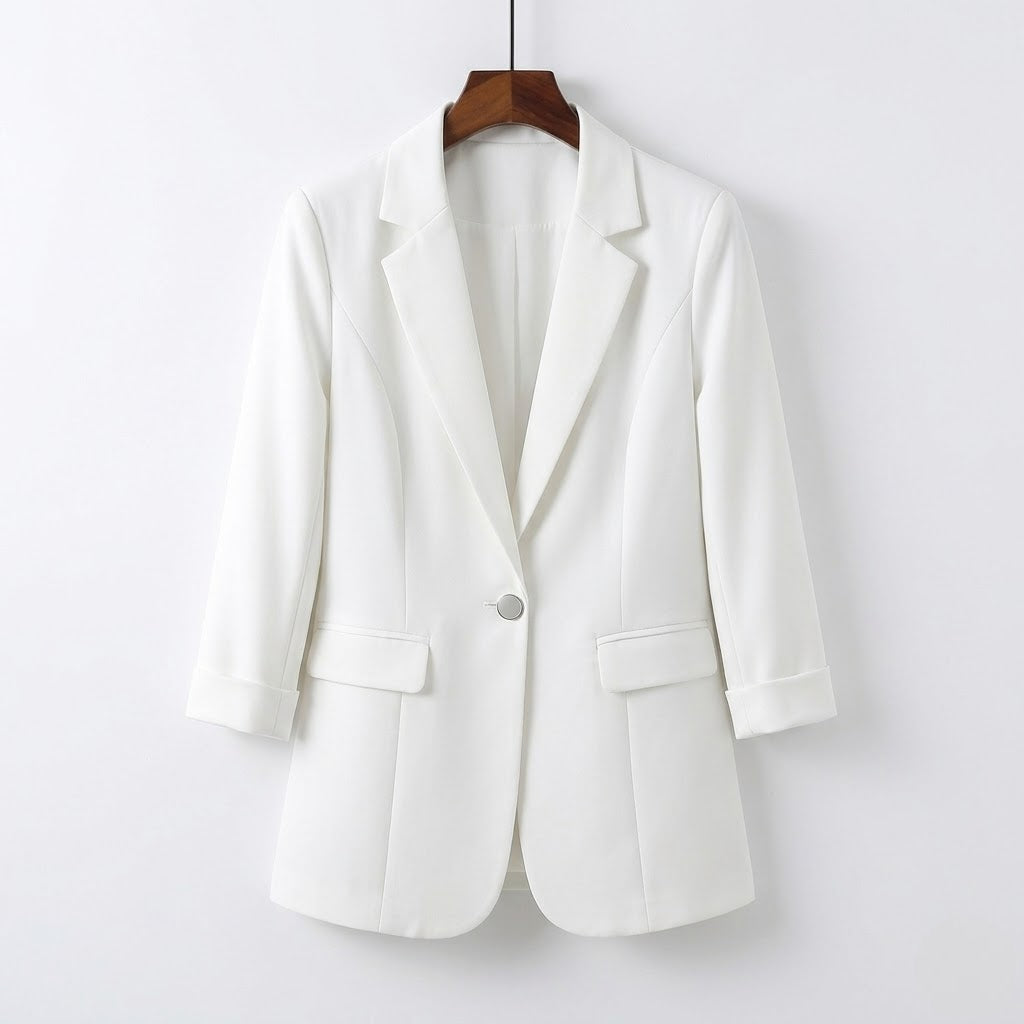 Women’s Textured Woven Jacket – Timeless Elegance