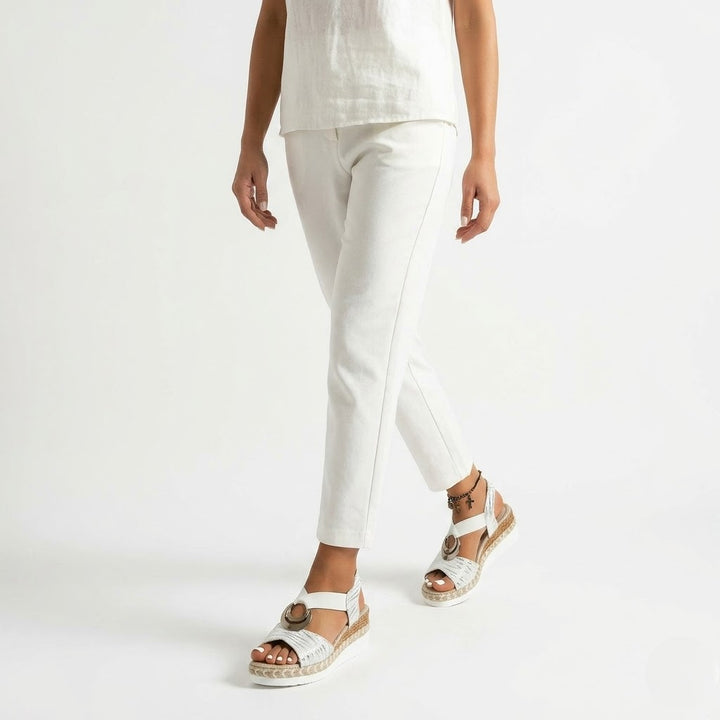 Women’s Elevated Platform Espadrille Slip-On Sandals