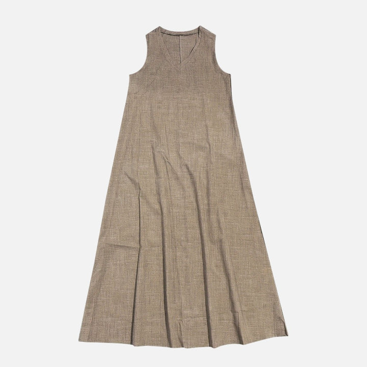 Women’s Sleeveless Maxi Dress – Lightweight A-Line Flow