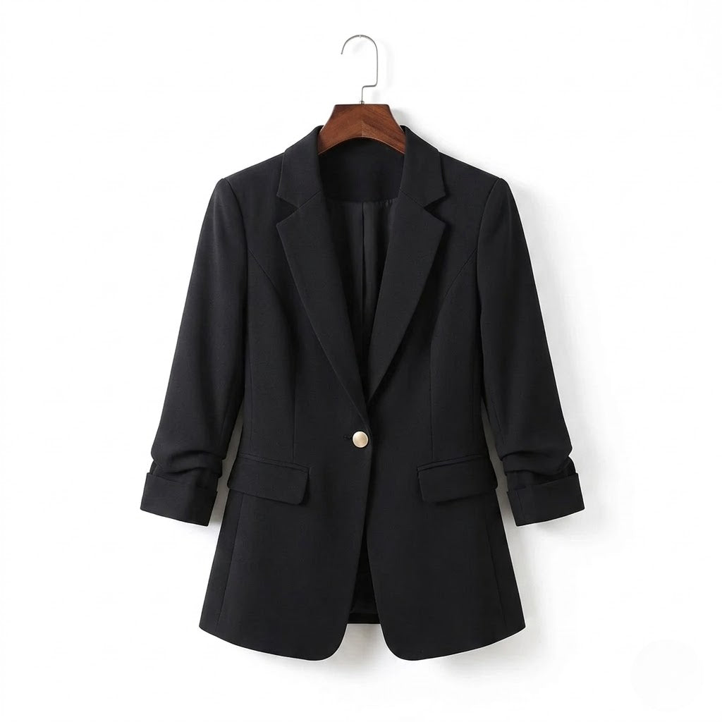 Women’s Textured Woven Jacket – Timeless Elegance