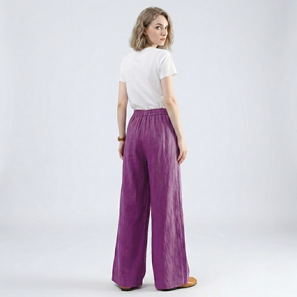 Women’s Relaxed Wide-Leg Summer Trousers