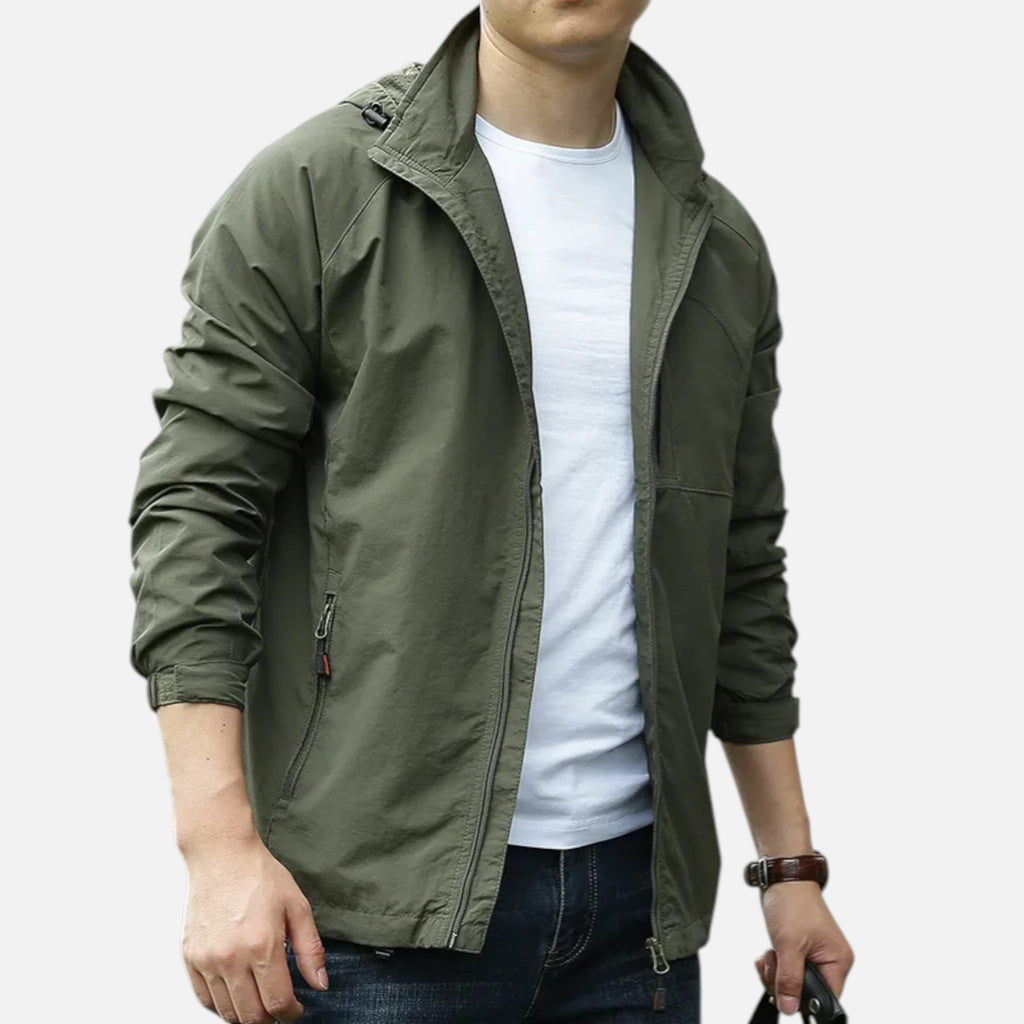 Men’s Lightweight Cargo Jacket for Spring and Summer Wear