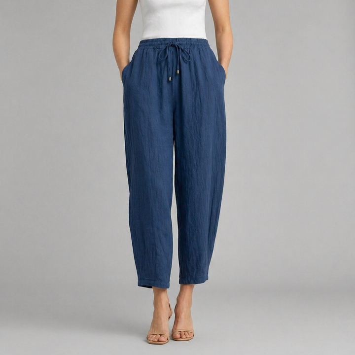 Women’s Relaxed Cotton Trousers – Effortless Summer Elegance