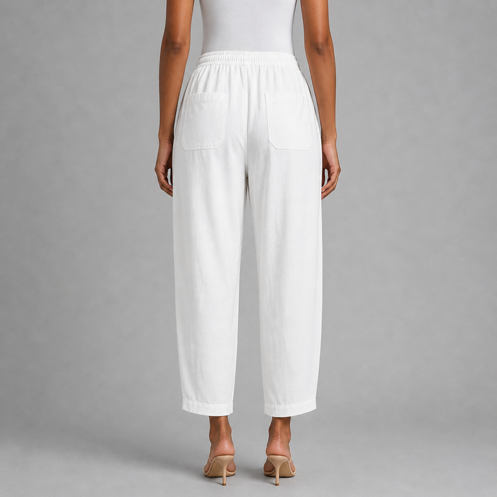 Women’s Relaxed Cotton Trousers – Effortless Summer Elegance