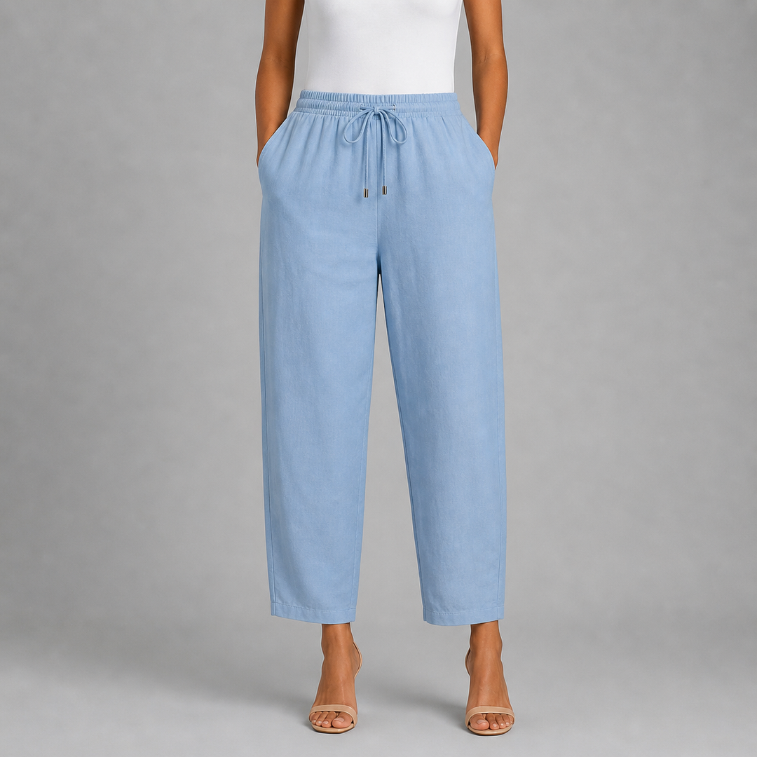 Women’s Relaxed Cotton Trousers – Effortless Summer Elegance