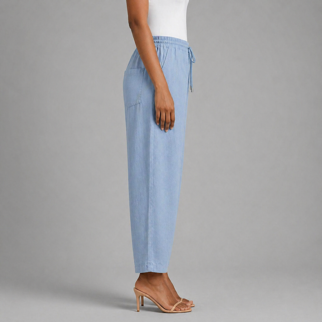 Women’s Relaxed Cotton Trousers – Effortless Summer Elegance