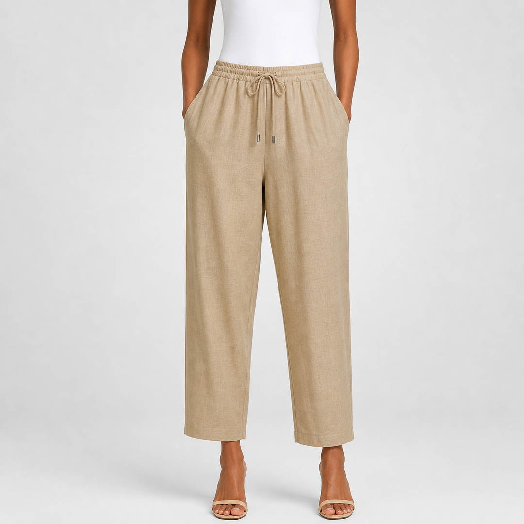 Women’s Relaxed Cotton Trousers – Effortless Summer Elegance