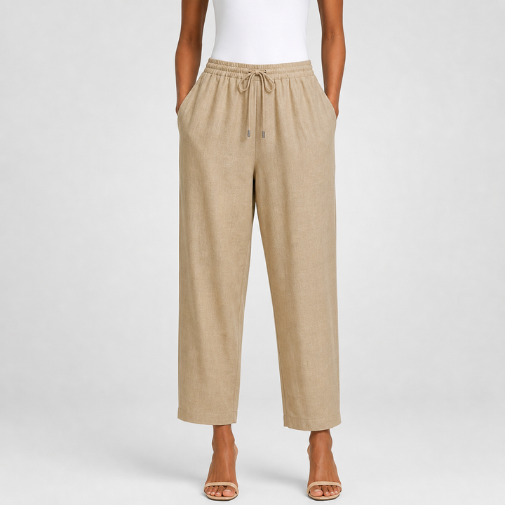Women’s Relaxed Cotton Trousers – Effortless Summer Elegance