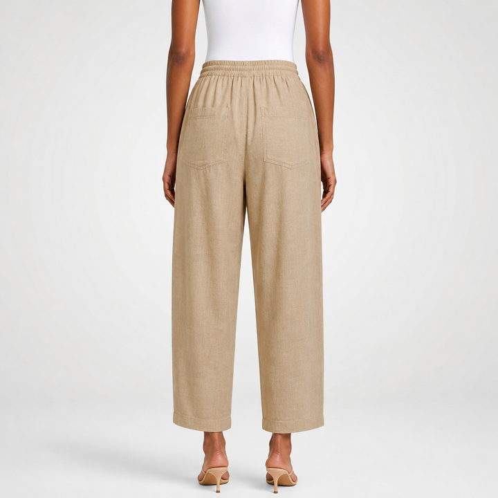 Women’s Relaxed Cotton Trousers – Effortless Summer Elegance