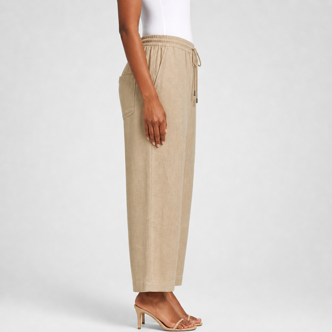 Women’s Relaxed Cotton Trousers – Effortless Summer Elegance