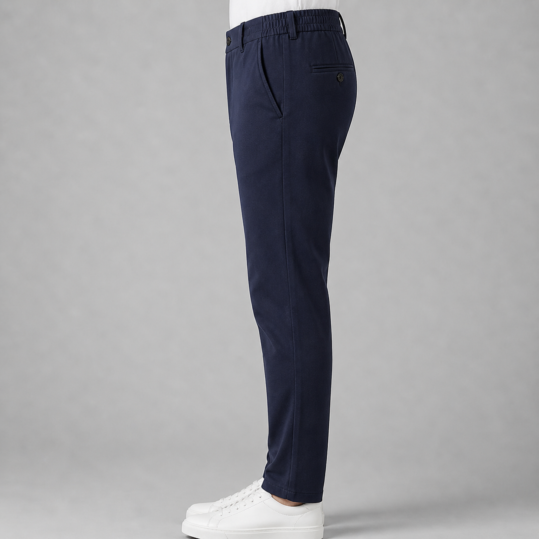 Men’s Tailored Slim Suit Trousers – Refined Fit