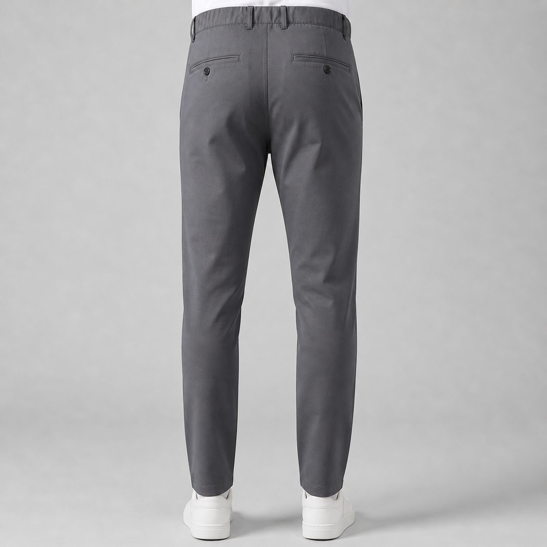 Men’s Tailored Slim Suit Trousers – Refined Fit