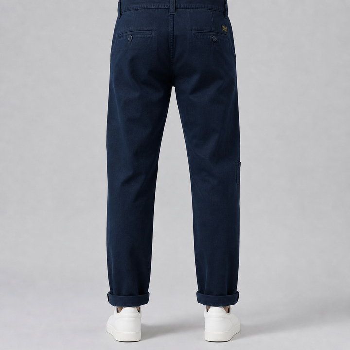 Men’s Tailored Cargo Trousers in Rugged Utility Style
