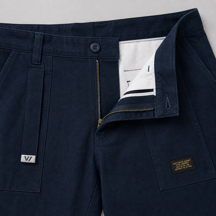 Men’s Tailored Cargo Trousers in Rugged Utility Style
