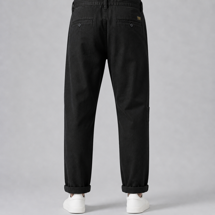 Men’s Tailored Cargo Trousers in Rugged Utility Style