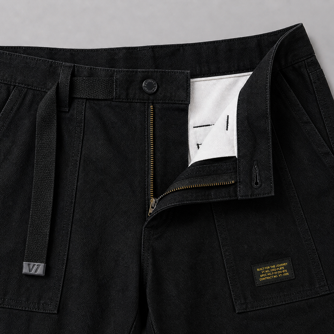 Men’s Tailored Cargo Trousers in Rugged Utility Style