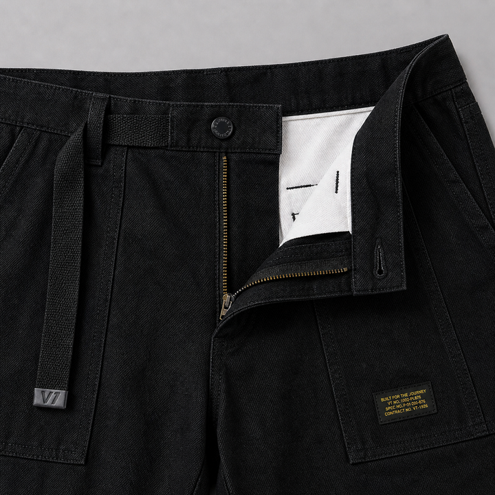 Men’s Tailored Cargo Trousers in Rugged Utility Style