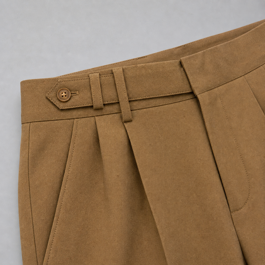 Men’s Cropped Straight Trousers – British Crisp Heritage