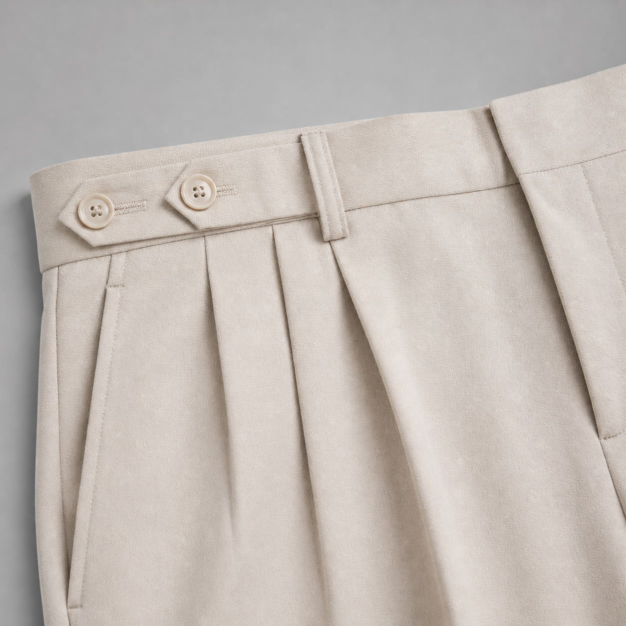Men’s Cropped Straight Trousers – British Crisp Heritage