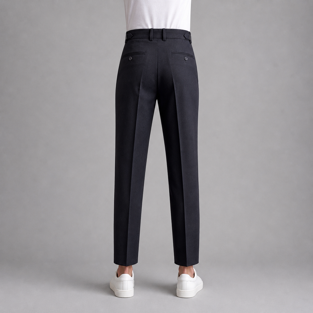 Men’s Cropped Straight Trousers – British Crisp Heritage