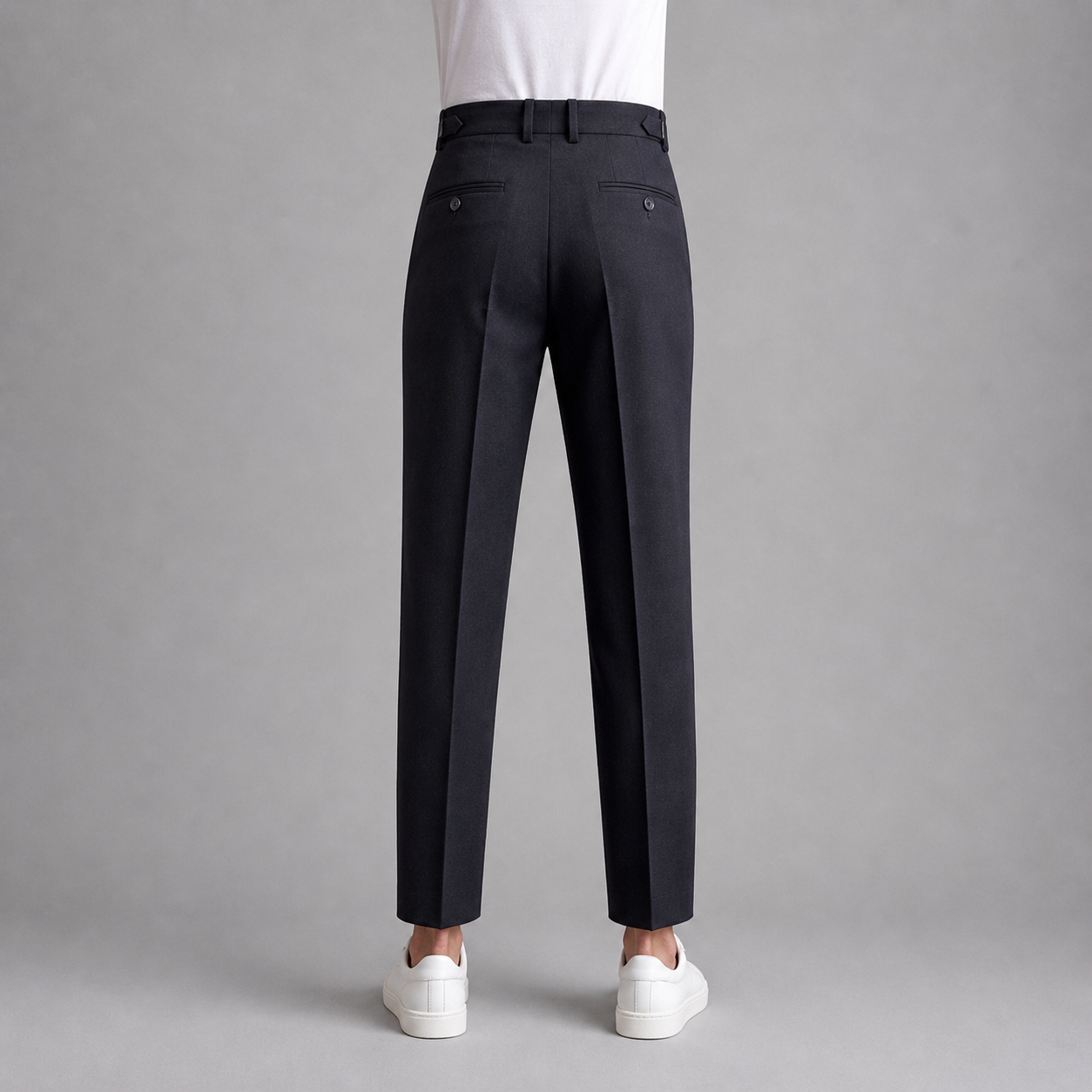 Men’s Cropped Straight Trousers – British Crisp Heritage