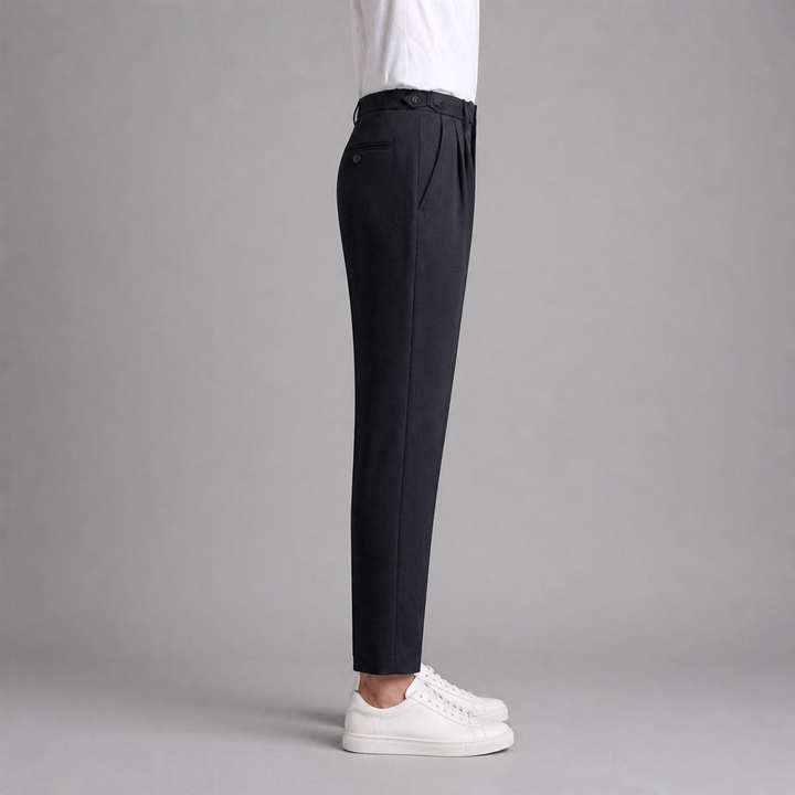Men’s Cropped Straight Trousers – British Crisp Heritage