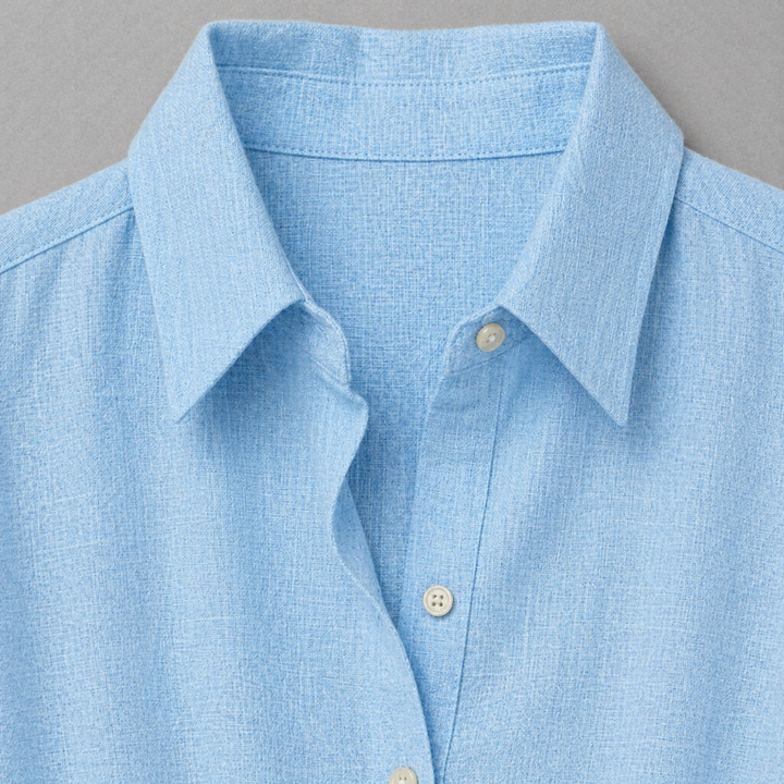 Women’s Linen Button-Down Blouse – Relaxed Elegance