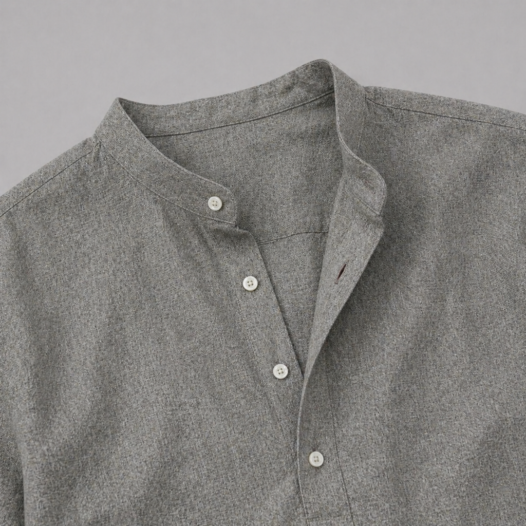 Men’s Linen Summer Shirt Short Sleeve Lightweight Casual Fit