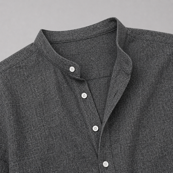 Men’s Linen Summer Shirt Short Sleeve Lightweight Casual Fit