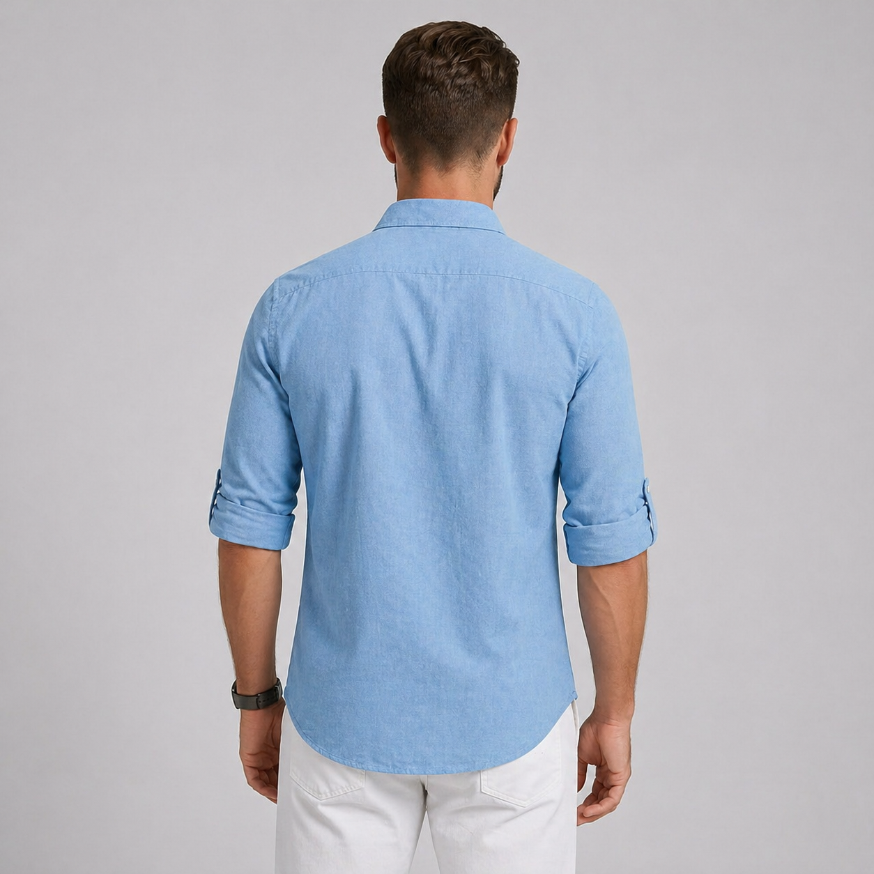 Men’s Linen Polo Shirt for Summer Breathable Lightweight Fit