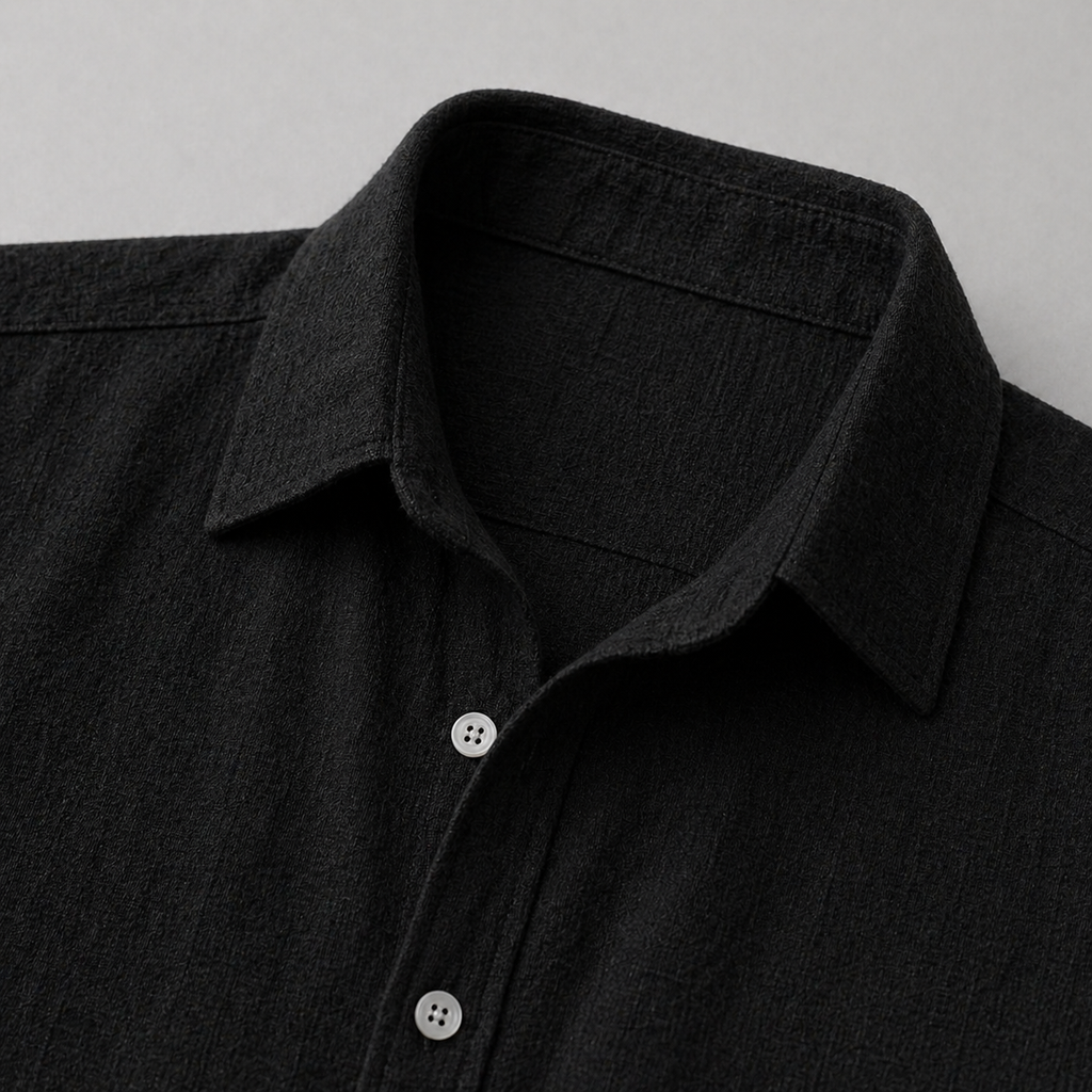 Men’s Lightweight Linen Shirt Short Sleeve Summer Casual Wear