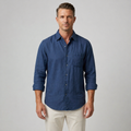 Men’s Durable Denim Shirt Long Sleeve Everyday Casual Wear