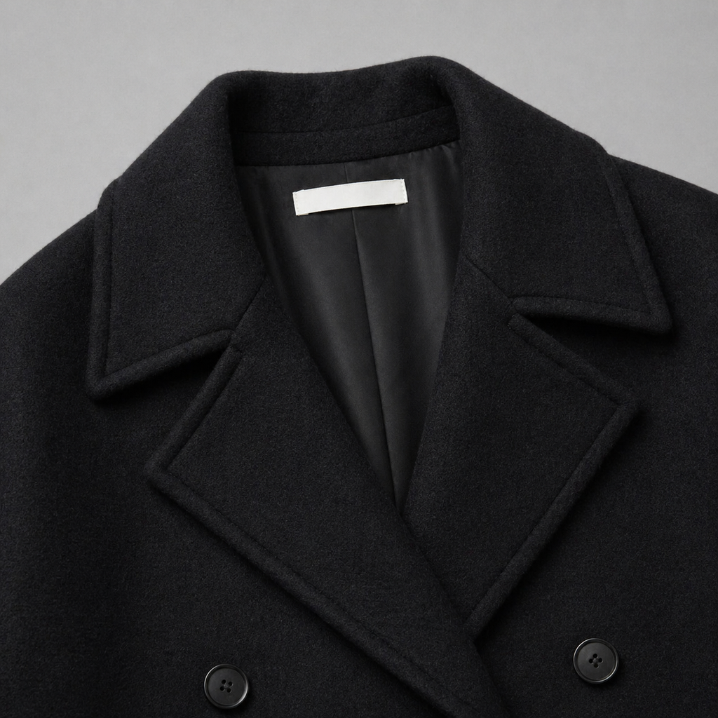 Women’s Tailored Cropped Blazer Wide Lapel Style