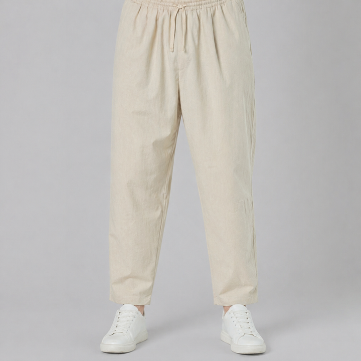 Men’s Classic Cotton Pants Comfortable Everyday Wear Trousers