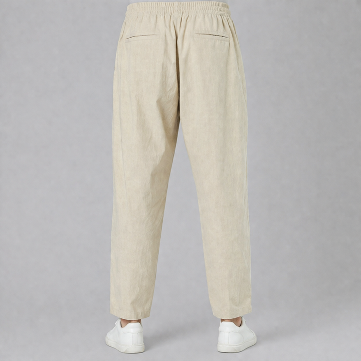 Men’s Classic Cotton Pants Comfortable Everyday Wear Trousers