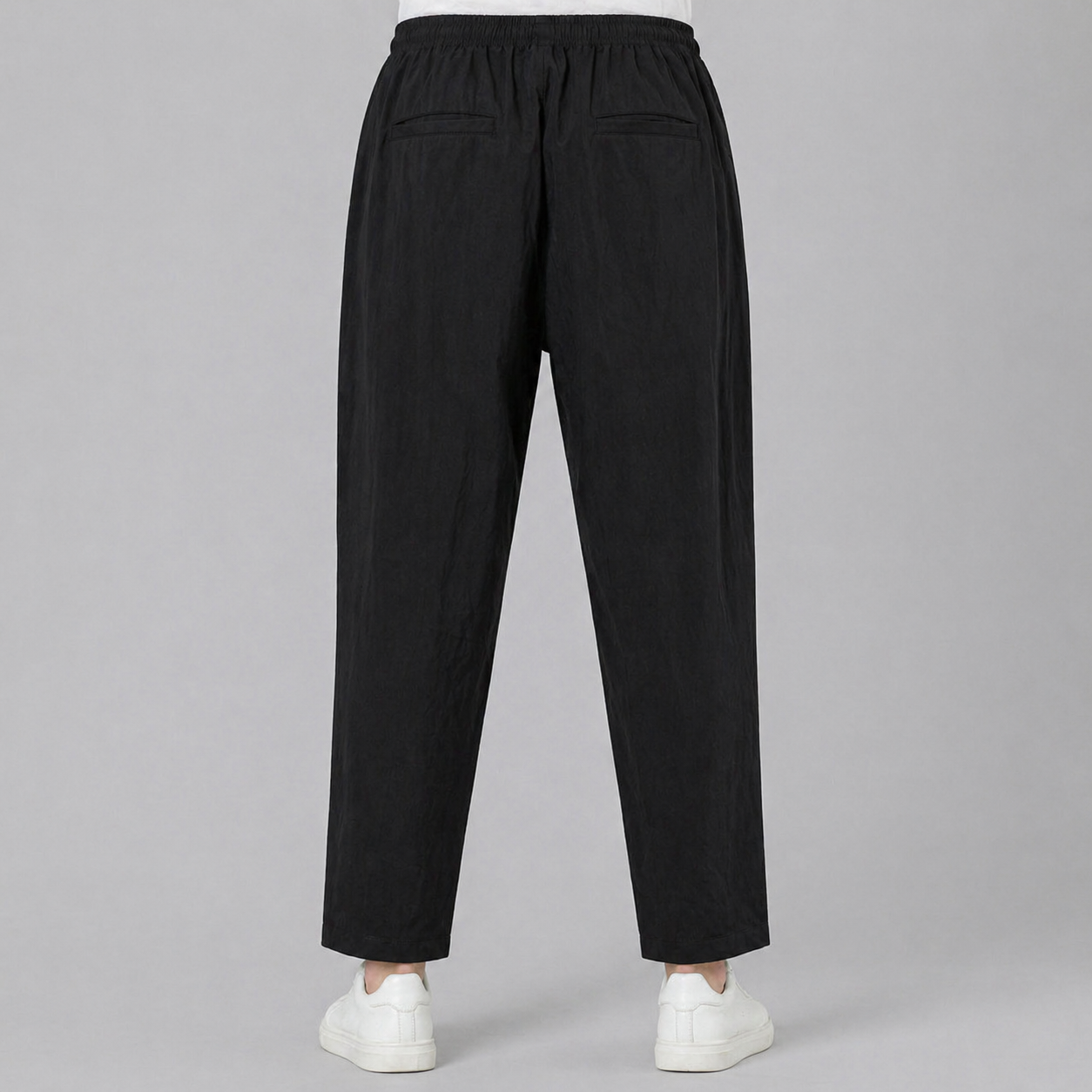 Men’s Classic Cotton Pants Comfortable Everyday Wear Trousers