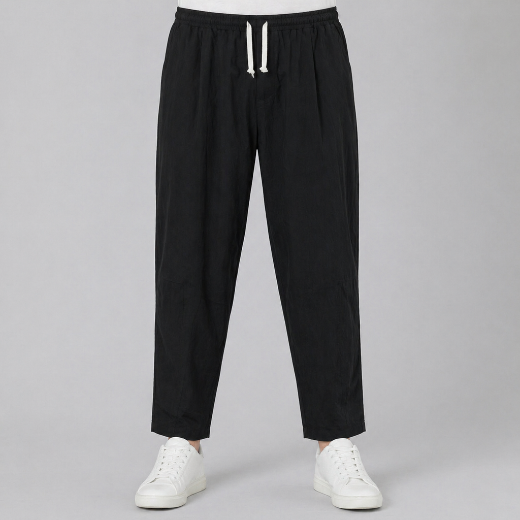 Men’s Classic Cotton Pants Comfortable Everyday Wear Trousers