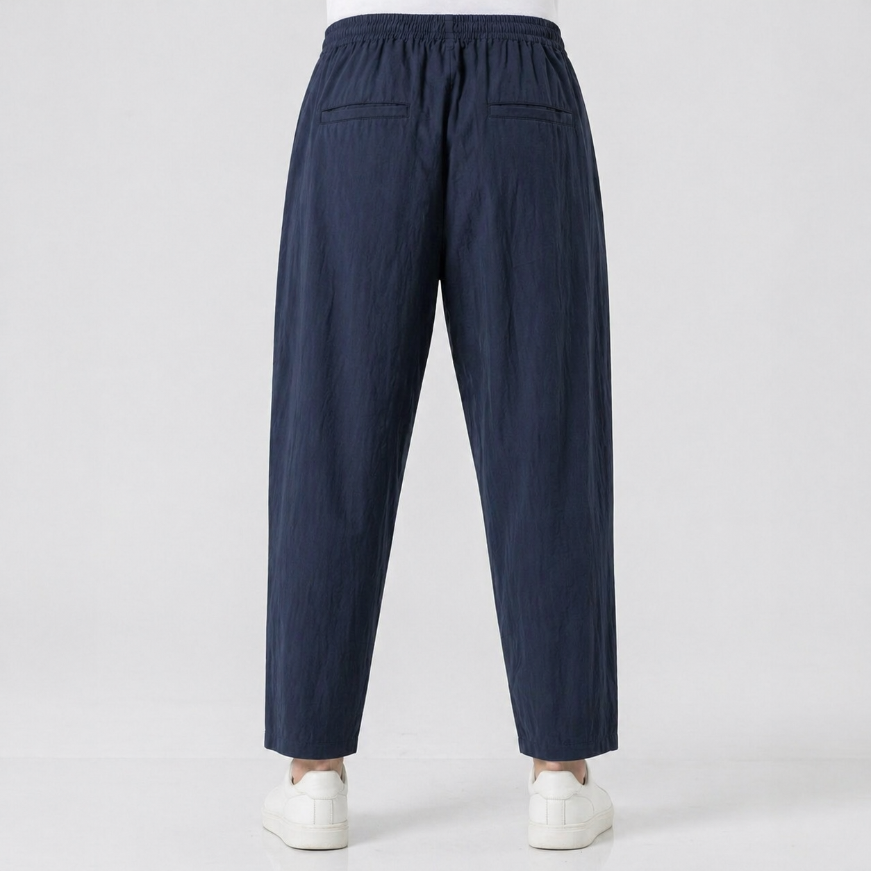 Men’s Classic Cotton Pants Comfortable Everyday Wear Trousers