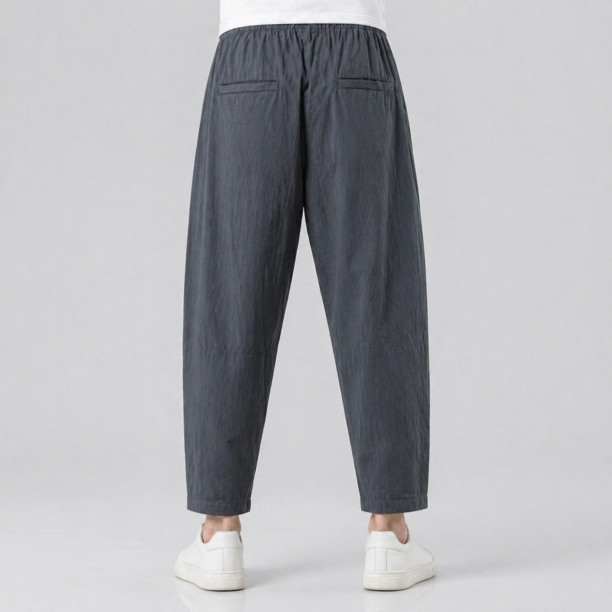 Men’s Classic Cotton Pants Comfortable Everyday Wear Trousers