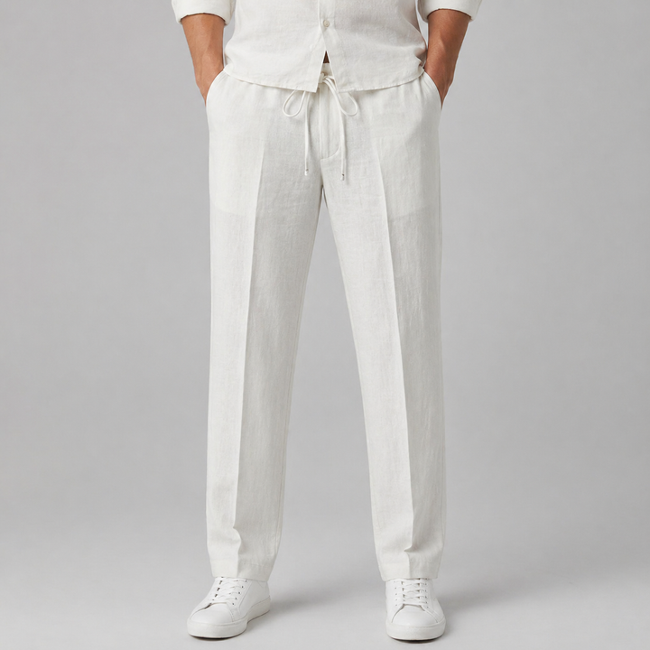 Men’s Linen Pants Casual Lightweight Summer Outfit Essential