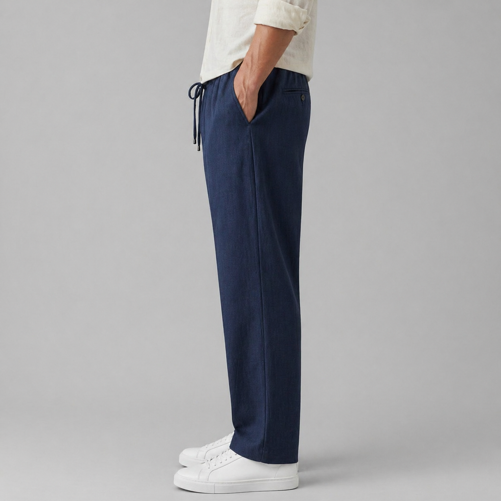 Men’s Linen Pants Casual Lightweight Summer Outfit Essential