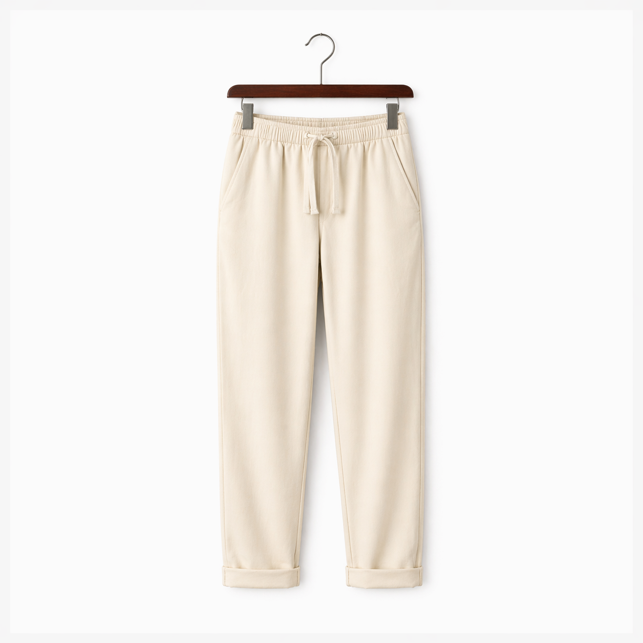 Men’s Linen Trousers Casual Slim Fit Breathable Comfort