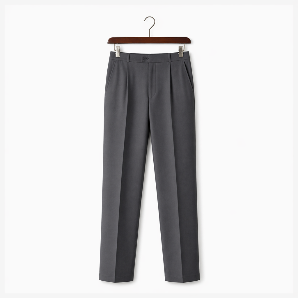 Men’s Relaxed Straight Trousers – Ivy League Leisure
