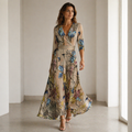 Women’s Floral Maxi Dress Lightweight Summer Elegant Style