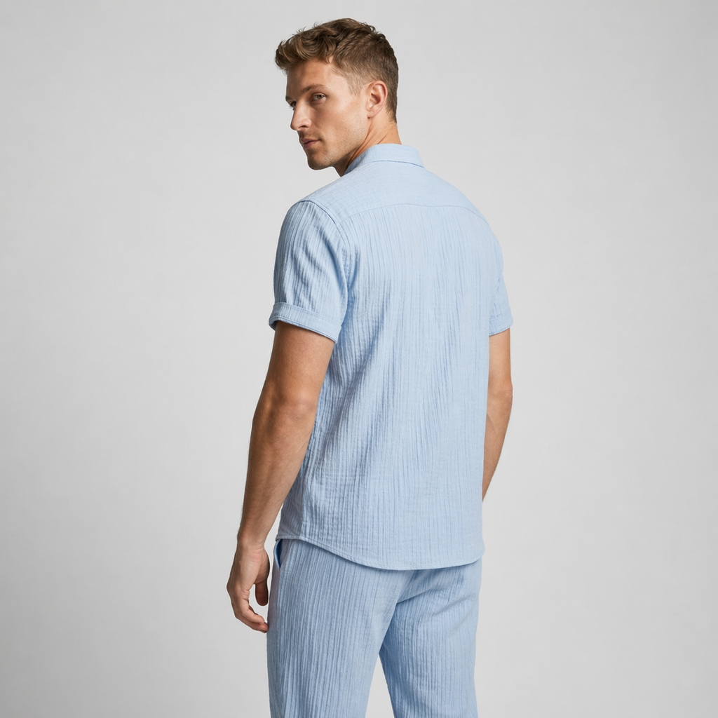 Men’s Lightweight Linen Set Comfortable Summer Daily Wear